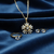 Tessara Gold-Plated Zirconia Star & Solitaire Pendant Set