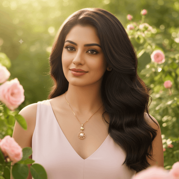 Tessara Gold-Plated Pearl & Zirconia Dangler Pendant