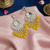 Tessara Silver-Plated Kundan Teardrop Earrings with Yellow Beaded Fringe