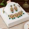 Tessara Alloy Gold-plated Multicolor Jewel Set