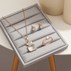 Tessara Rose Gold-Plated Translucent Stone Pendant Set