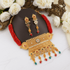 Tessara Alloy Gold-plated Multicolor Jewel Set