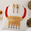 Tessara Alloy Gold-plated Multicolor Jewel Set