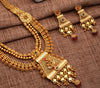Gold Plated Traditional Designer Necklace Jewellery with Earring Set