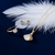 Tessara Gold-Plated Translucent Stone & Zirconia Pendant Set
