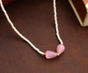 Pearl Beaded Strand Statement Necklace/Mala
