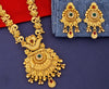 Traditional Gold Plated Long Wedding Jewellery Necklace Jewellery Set