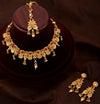 Latest Design Traditional Jewellery Necklace with Earrings & Maangtika Set