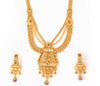 Gold Plated Traditional Designer Necklace Jewellery with Earring Set