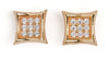 Stylish & Casual Gold Plated Stud Earrings