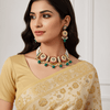 Tessara Alloy Gold-plated Multicolor Jewel Set