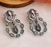 Latest Stylish Oxidised Ganesh Chand Bali Earrings