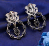 Latest Stylish Oxidised Ganesh Chand Bali Earrings