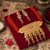 Tessara Alloy Gold-plated Multicolor Jewel Set