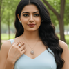 Tessara Rose Gold-Plated Zirconia Floral & Solitaire Set