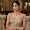 Tessara Alloy Gold-plated Multicolor Jewel Set