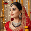 Tessara Silver-Plated Kundan Drop Earrings with Purple Beaded Fringe