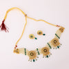Tessara Alloy Gold-plated Multicolor Jewel Set