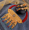 Tessara Alloy Gold-plated Multicolor Jewel Set