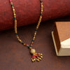 Gold Plated Ad Diamond Flower Design Fancy Chain Dokiya
