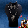 Ganesha Chain Pendant with Earrings Set