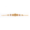 Gold Plated Traditional Flower Design Bracelet