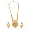 Traditional Peacock Long Necklace South Indian Wedding Fashion Jewellery Set