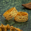 Gold Plated Traditional Rajwadi Kada Bangles