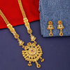 Beautiful Gold Plated Traditional Wedding Wear Long Jewellery Necklace Set