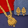 Traditional Gold Plated Long Wedding Jewellery Necklace Jewellery Set