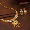 Traditional Multicolour Jewellery Necklace with Earrings Set