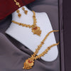 South Indian Traditional Long Jewellery Necklace Set Choker with Jhumka Earrings and Maangtika