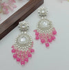 Traditional White Pearl Earrings Set for Women And Girls
