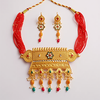 Tessara Alloy Gold-plated Multicolor Jewel Set