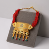 Tessara Alloy Gold-plated Multicolor Jewel Set