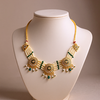 Tessara Alloy Gold-plated Multicolor Jewel Set