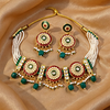 Tessara Alloy Gold-plated Multicolor Jewel Set