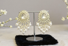 Traditional Gold Plated Stylish Brass Ball Chain Pendent Jewellery with Earring Set