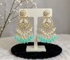 Colorful Statement Earrings with Pearl & Bead Detailing -by Tessara
