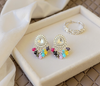 Multicolor Kundan Chandbali Earrings – Festive & Ethnic Charm-by Tessara