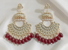 White Pearls Style Earrings -by Tessara
